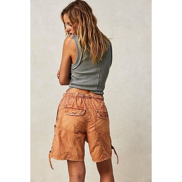 Free People Moon Bay Parachute Shorts Size S - Picture 3 of 11